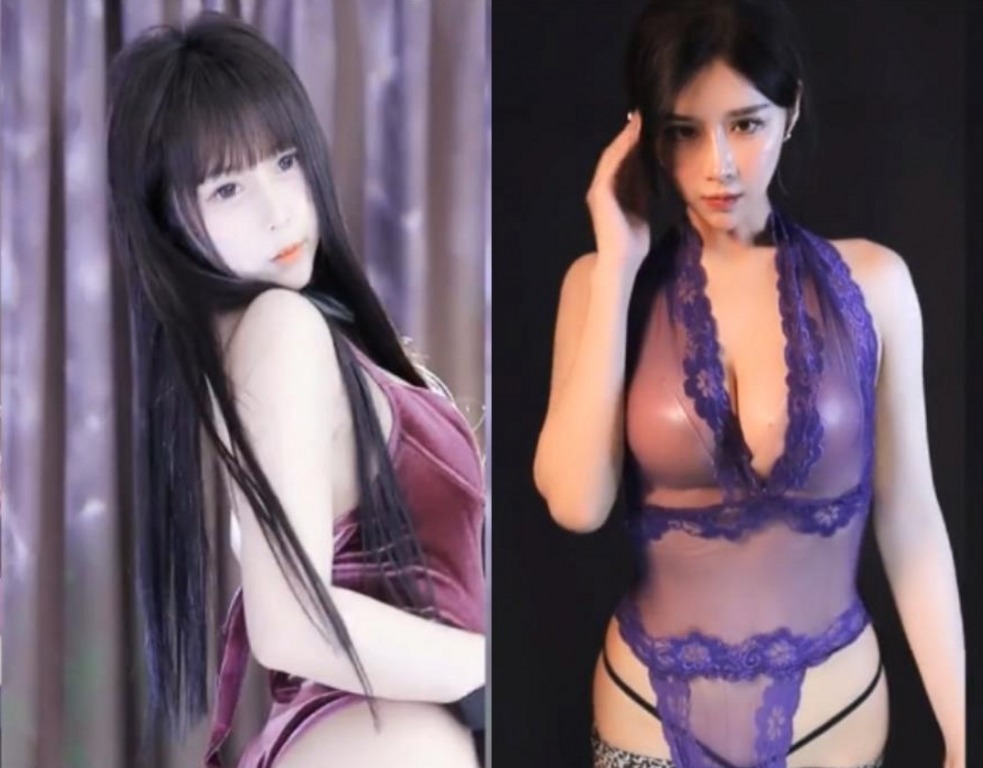 网易cc深田老师热舞+小恩雅紫色透视挂挡舞蹈