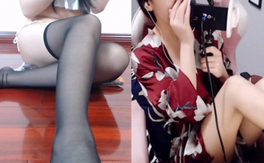 灵性饱满的欢欢ASMR – 肚子上有肉+橙子喵酱ASMR – 和服集