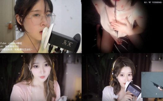 虎牙大伊伊ASMR 2V+虎牙深情默指导 默默+其实是椰子啦 – 快 轻语