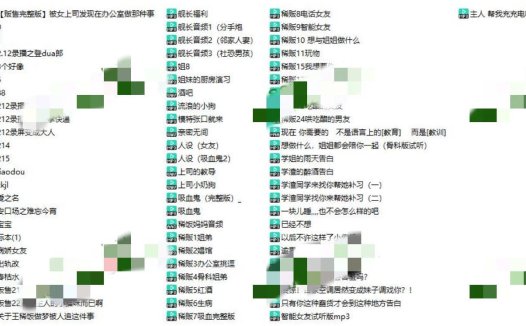 B站王稀饭舰长ASMR音频福利合集73部