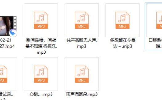 ayo夏哟哟口腔音芦荟胶asmr音频