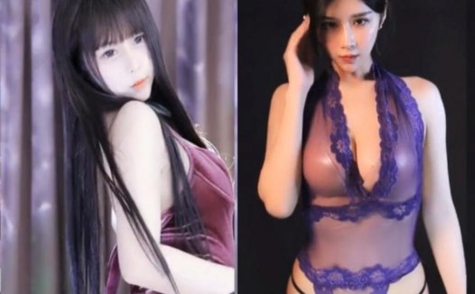 网易cc深田老师热舞+小恩雅紫色透视挂挡舞蹈