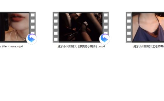 福利资源 虎牙小太阳贼大ASMR 3V