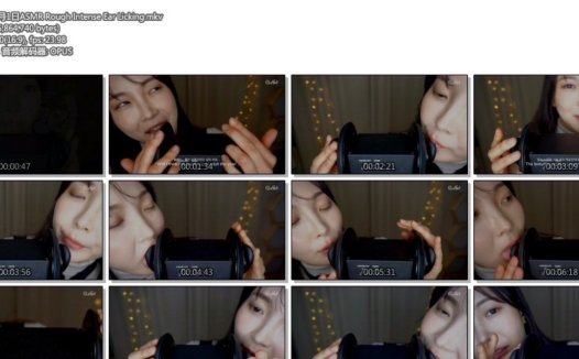 Eunzel ASMR – 强烈舔耳